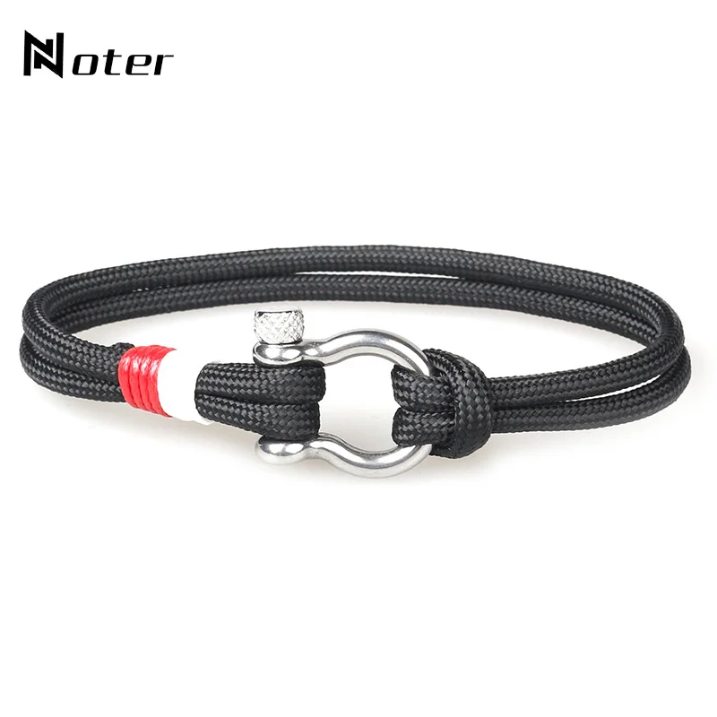 Браслет мужской из нержавеющей стали 2021 модный Паракорд | Украшения и аксессуары