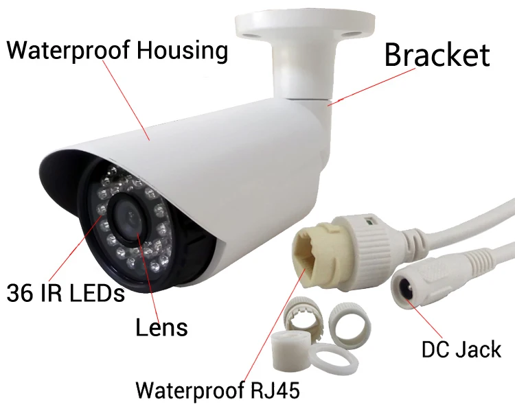 CCDCAM Бесплатная доставка HD 960P IP-камера наружная мини Onvif система видеонаблюдения