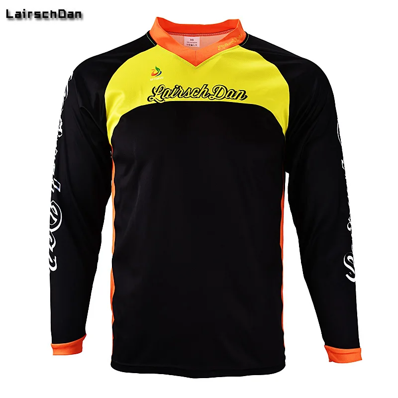 SPTGRVO LairschDan 2019 желтый горные майки DH MTB Лето горный велосипедная футболка Offroad BMX
