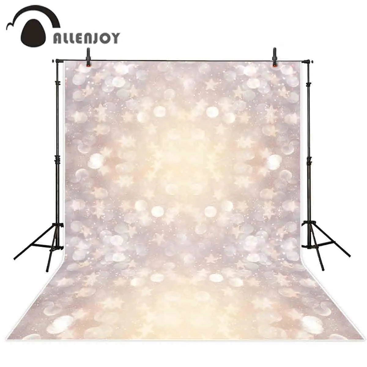 

Allenjoy studio photography backgrounds light pink star Halo cute abstract bokeh kids backdrops for photo photocall photophone