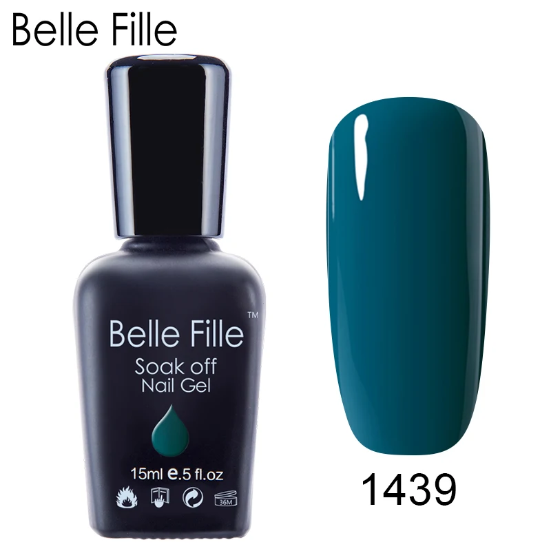 Belle Fille 15 мл Гель лак для ногтей вечерние макияж растворимый винно красный Маникюр