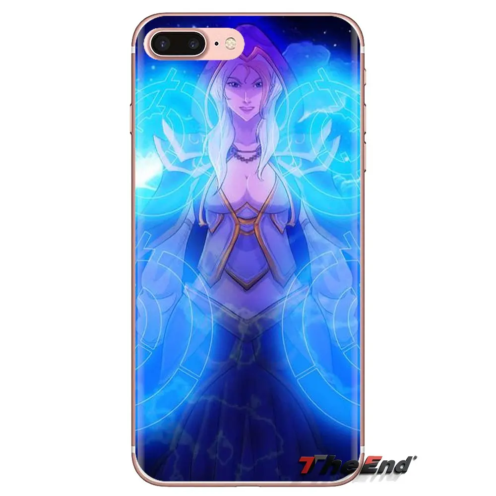 Мягкий ТПУ чехол для телефона Xiaomi Redmi 4A S2 Note 3 3S 4 4X 5 Plus 6 7 6A Pro Pocophone F1 Hearthstone Jaina Proudmoore