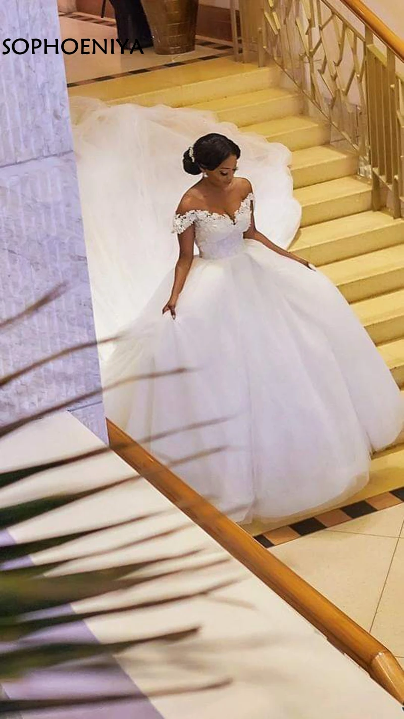 Новое поступление свадебное платье Vestido de noiva Белое Бальное Платье торжественное
