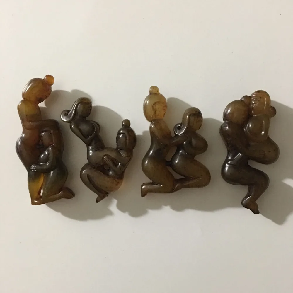 Сладкий романтический гипербольный старинный нефритовый кулон с эротическим