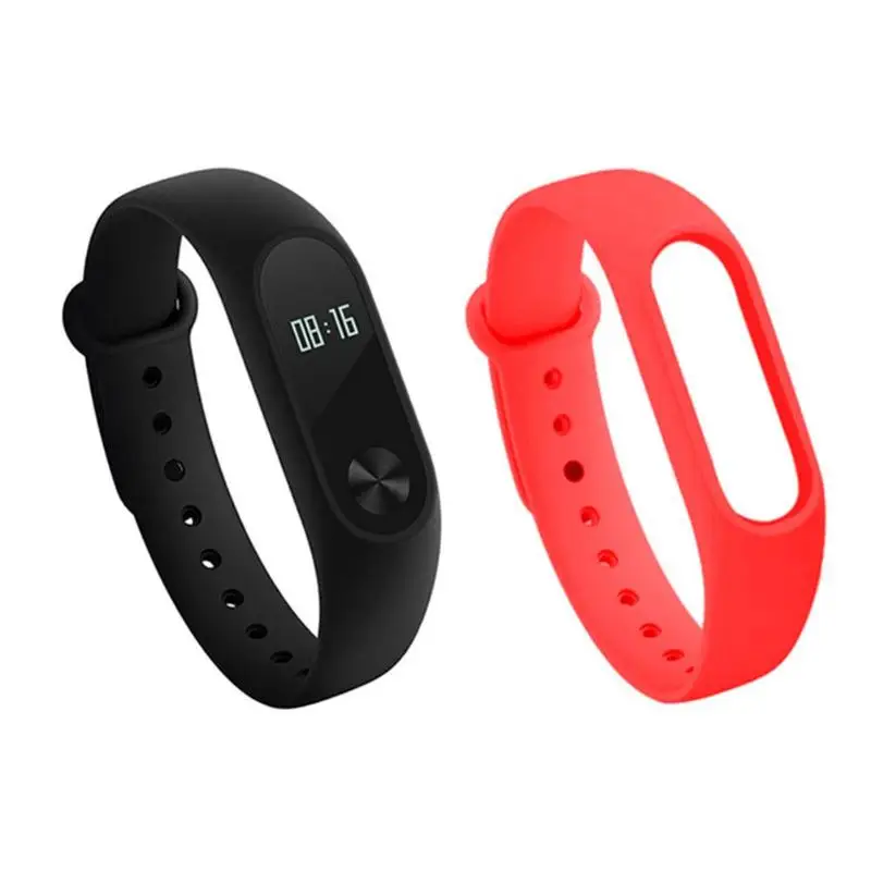 Xiaomi mi Band 2 Смарт фитнес-трекер Браслет OLED экран mi band 2 монитор сердечного ритма браслет часы Xiao mi Band 2 - Цвет: Красный