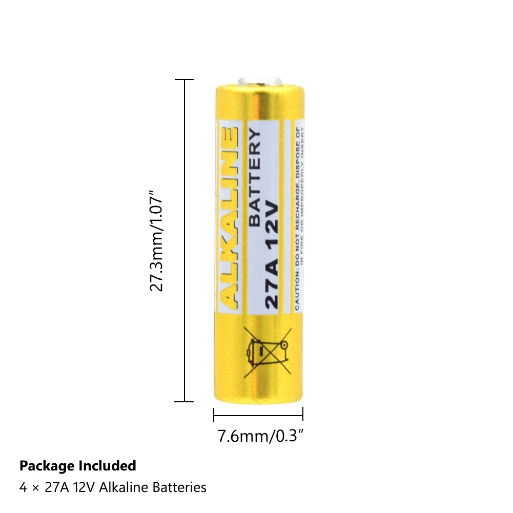YCDC Замена 12V Щелочная батарея 27A MN27 E27A L828 E27 VR27 CA22 батареи для сигнализации