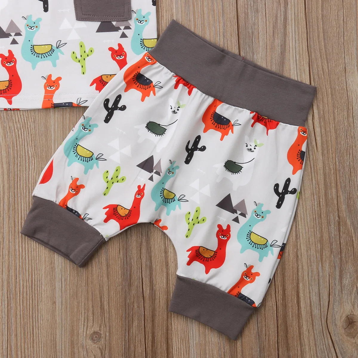 Newborn Kids Baby New Fashion Cute Clothing Sets Sleeveless Outfits Boys Girls Tanks Tops Shorts Set Clothes 2pcs Summer | Детская