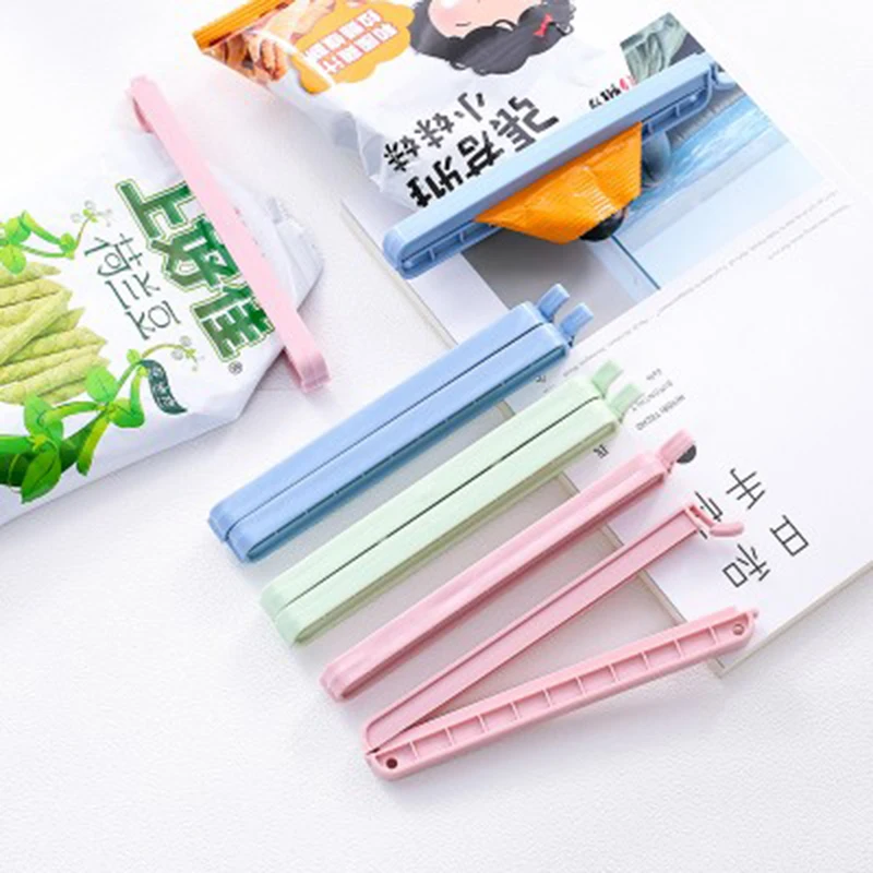 3 шт. большой Еда мешок хранения Зажимы морозильная камера и сумка холодильник