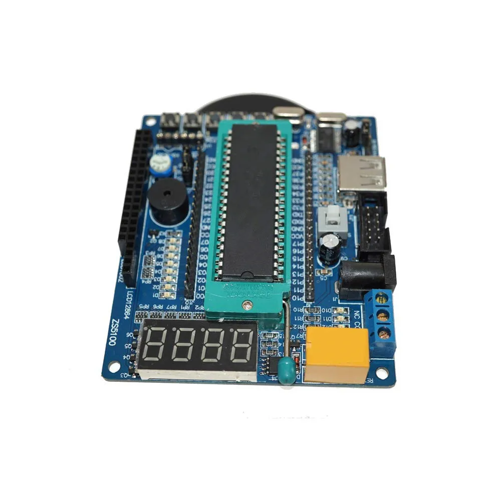 51/AVR микроконтроллер STC89C52RC обучения Плата развития USB кабель|Модули для умного
