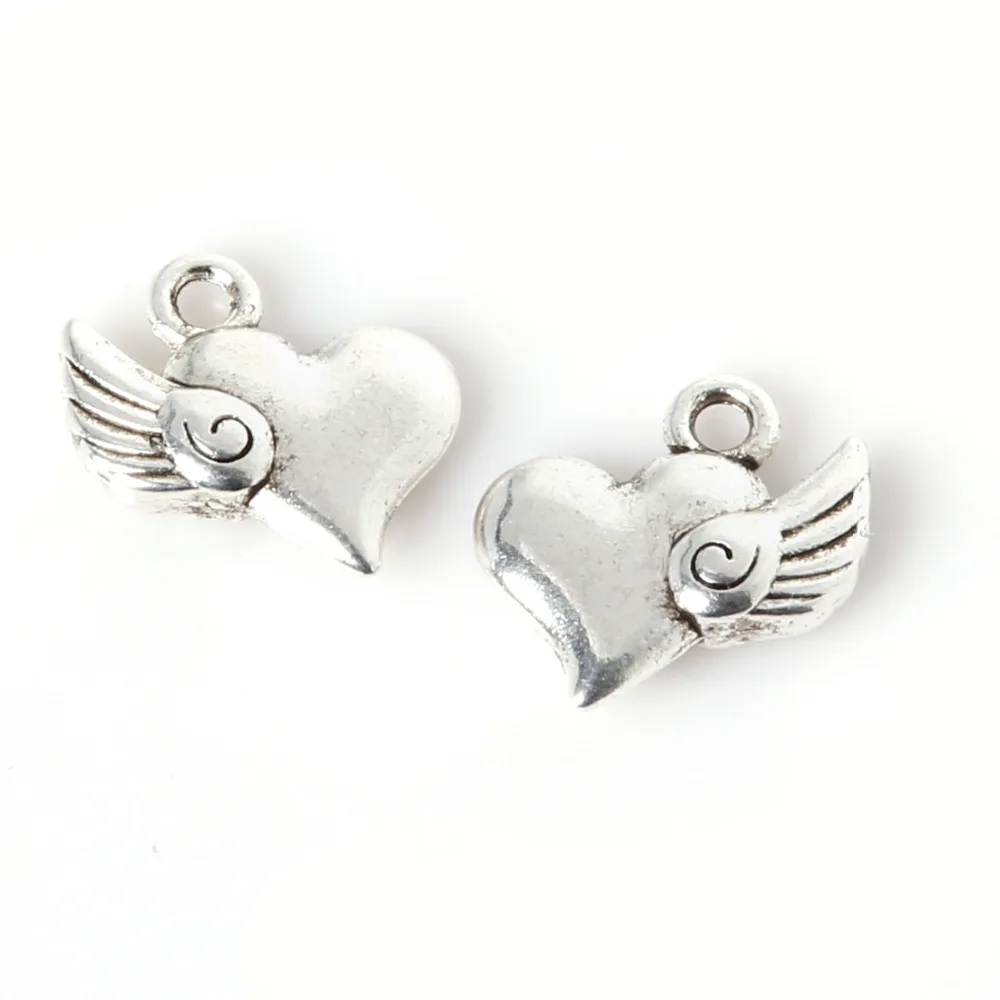 Горячая продажа 122 шт бытовые инструменты Смешанные 10 типов серебряных шармов