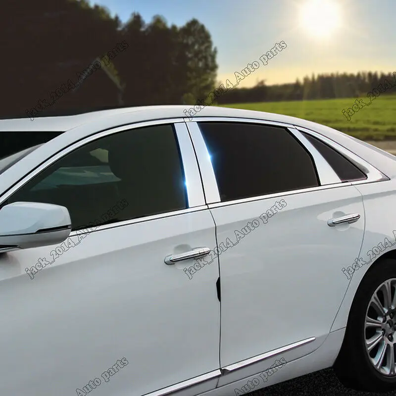 

Отделка покрытия столба из нержавеющей стали B C для 2013-2019 Cadillac XTS