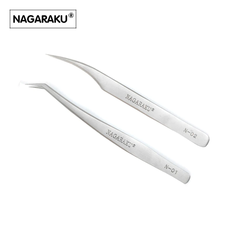 NAGARAKU 2 шт. набор для наращивания ресниц профессиональные пинцеты разделения