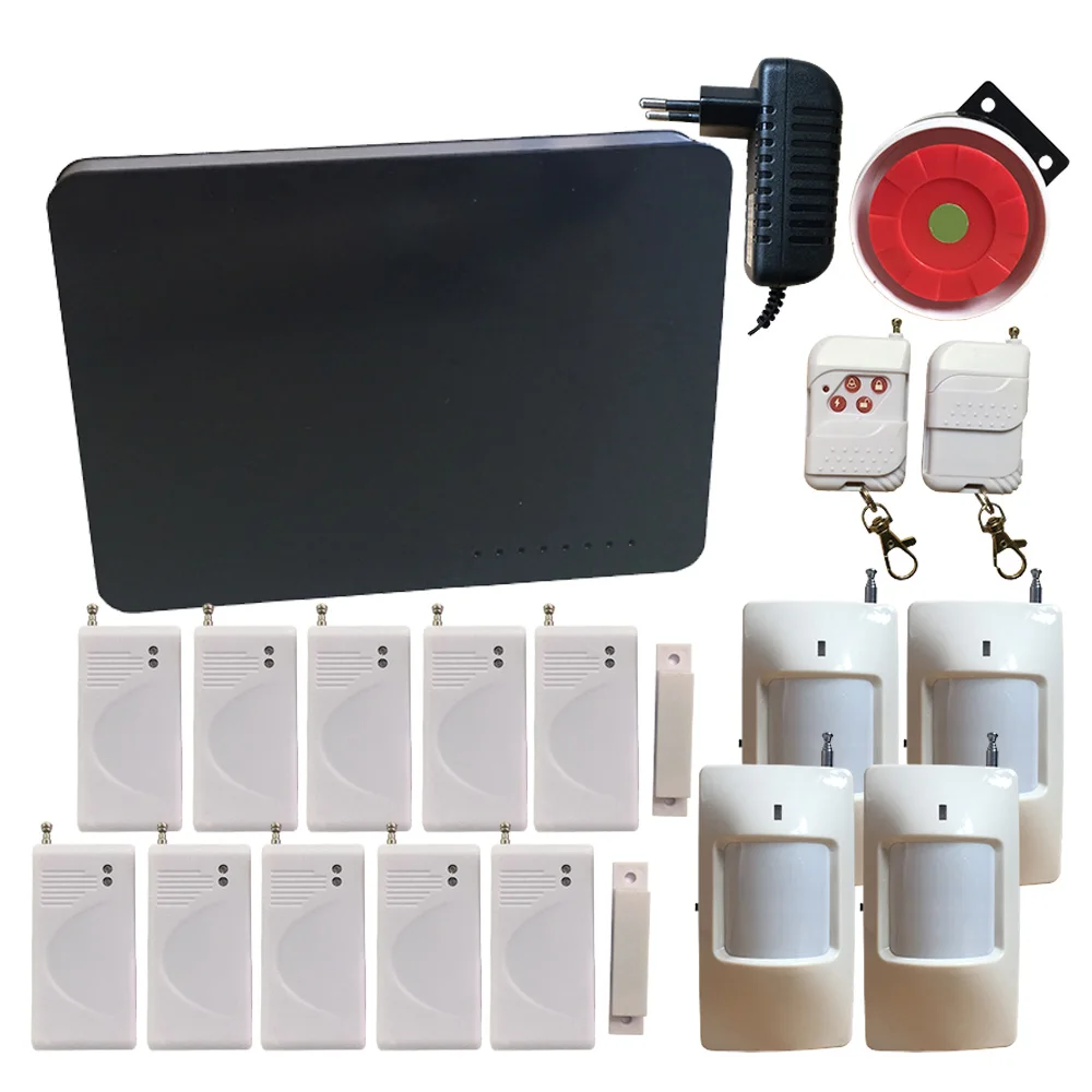 433 МГц Беспроводная GSM сигнализация PIR детектор дом защита от взлома SMS DIY kit