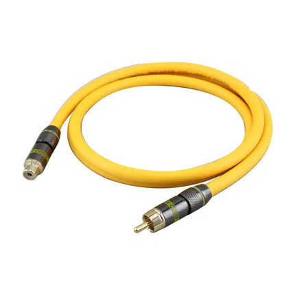 RCA мужского и женского пола цифровой коаксиальный аудио видео кабель SPDIF стерео