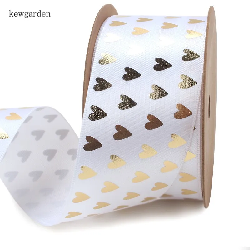 Kewgarden 1 5 &quot38 мм атласные ленты в горошек со звездами для горячего тиснения