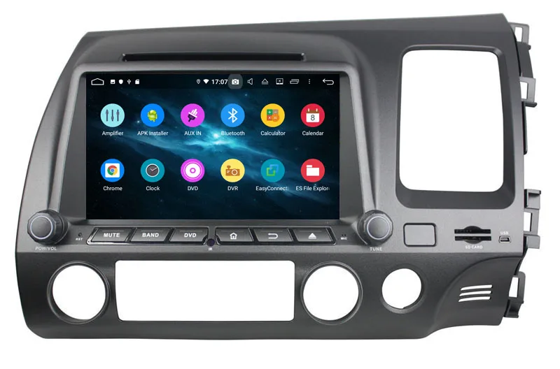Автомобильный dvd-плеер 8 дюймов мультимедийный gps-плеер для honda civic right driving 2006-2011 с