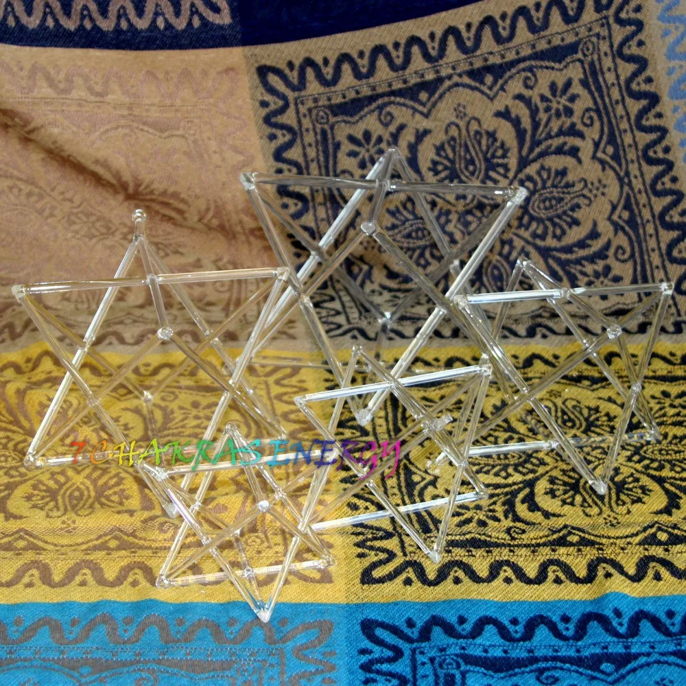Кварц Merkaba 7 дюймов кристалл поющая пирамида для исцеления энергии merkaba Пирамида