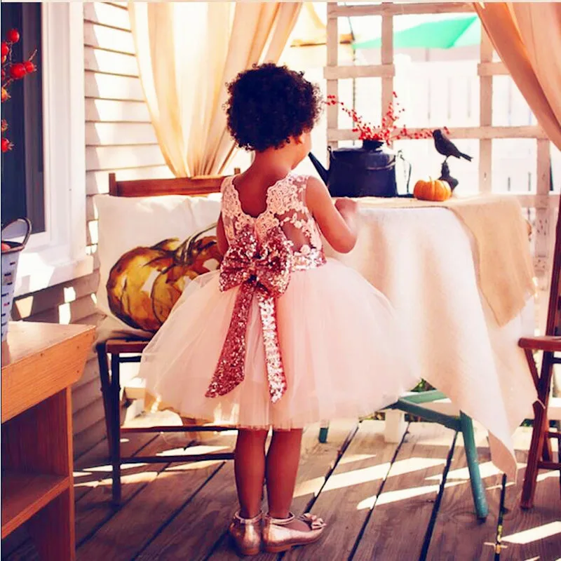 

1-5Y Kids Girls Flower Dress Baby Girl Butterfly Birthday Party Dresses Children Fancy Princess Ball Gown Wedding Clothes GDR318
