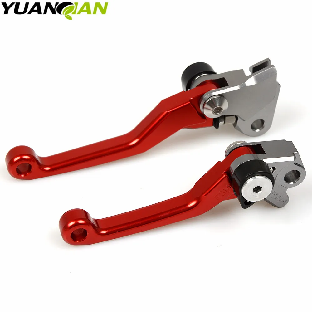 Красные рычаги поворотного тормоза CNC для Honda CRF250R CRF450R CRF 250R 450R 2007 2008 2009 2010 2011 2012 2013