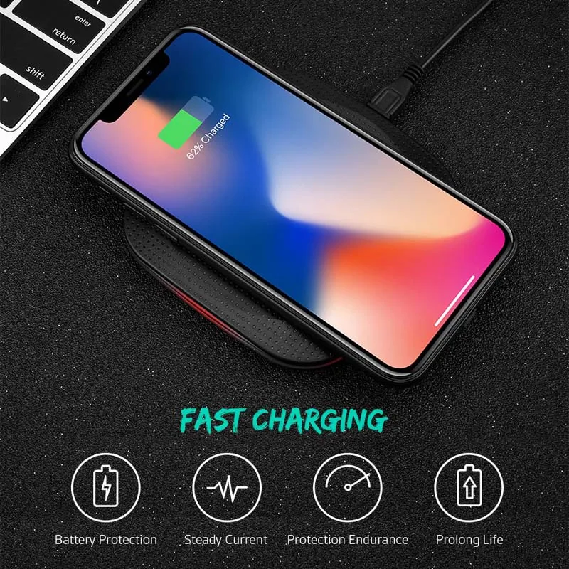 Универсальное Быстрое беспроводное зарядное устройство USB 2019 для L GG7 iPhone X 10 8 plus