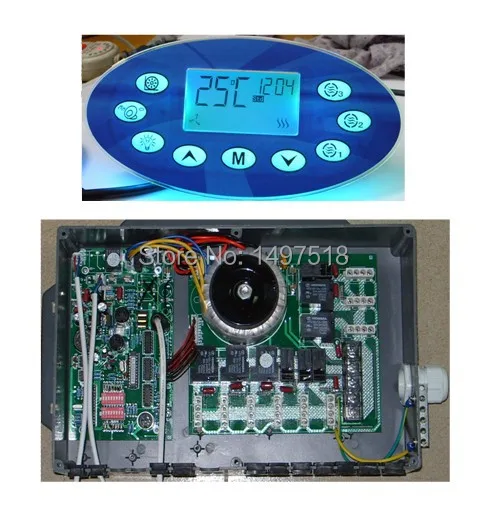 CHINA KL8200 spa control box and topside panel on JNJ yehua jazzi Spa Serve display | Обустройство дома
