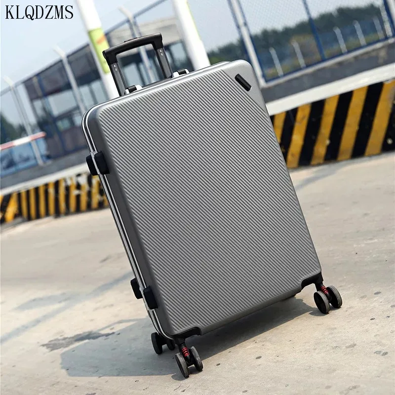 KLQDZMS 20/24 дюймовая модная ABS+ PC Сумки на колёсиках spinner Женская тележка сумка для деловых поездок чемодан с колесиками