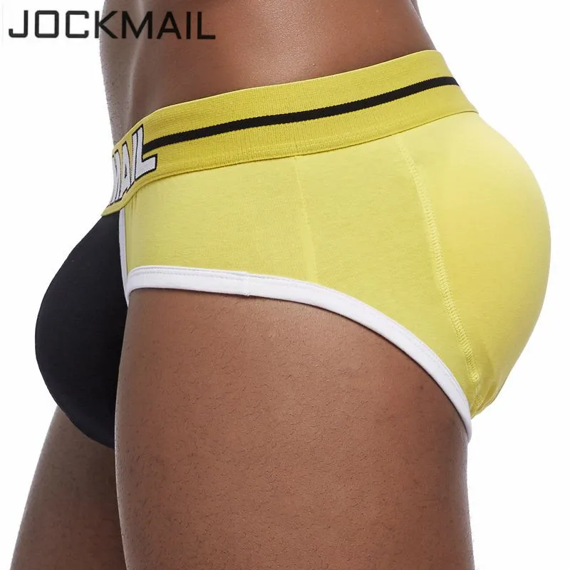 JOCKMAIL брендовая улучшающая мужскую лампочку бриджи для геев передняя и задняя