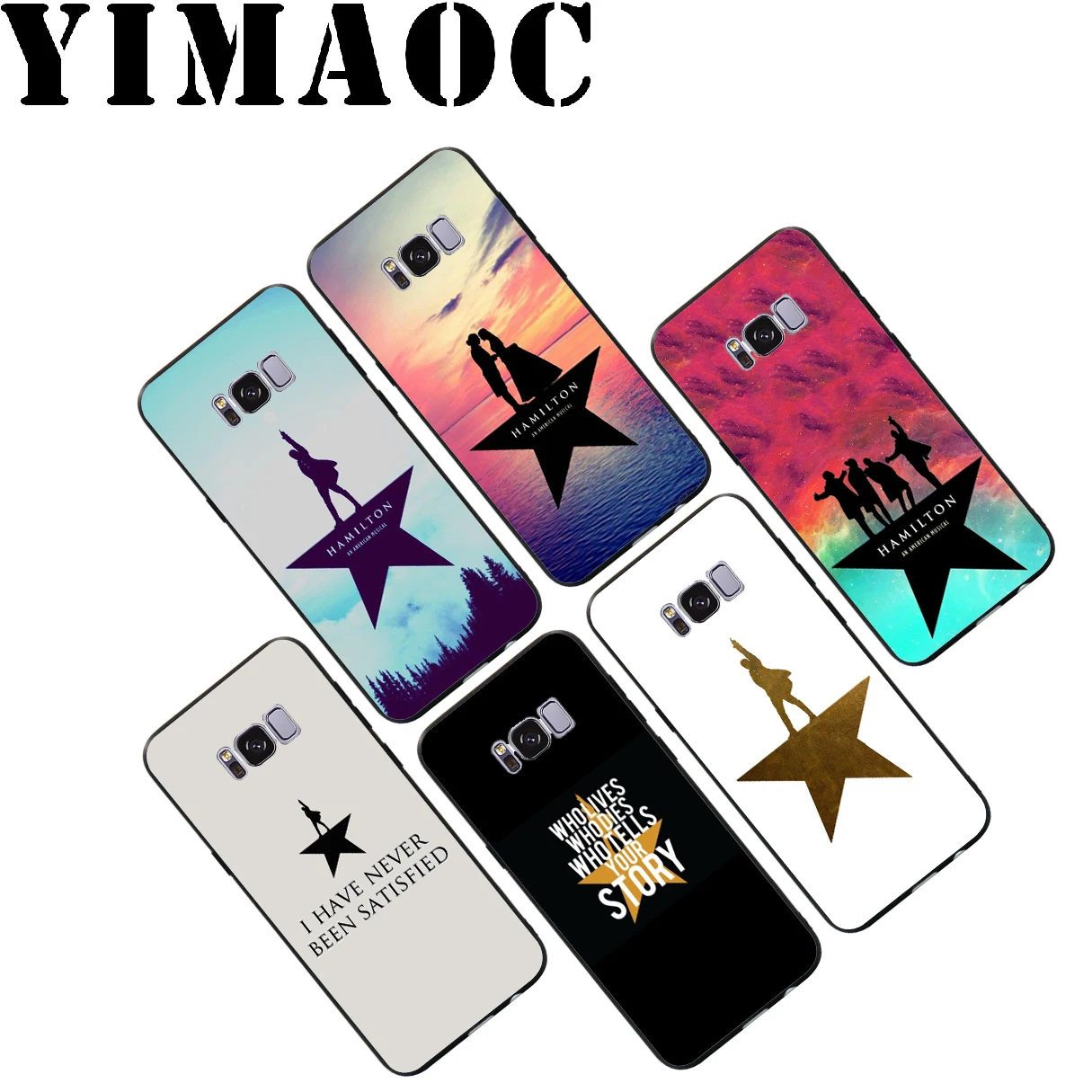 Мягкий Музыкальный Чехол YIMAOC Hamilton для Samsung Galaxy S10 S10e S9 S8 A6 Plus S7 S6 Edge A7 A5 A3 J6 Note 9 8 |
