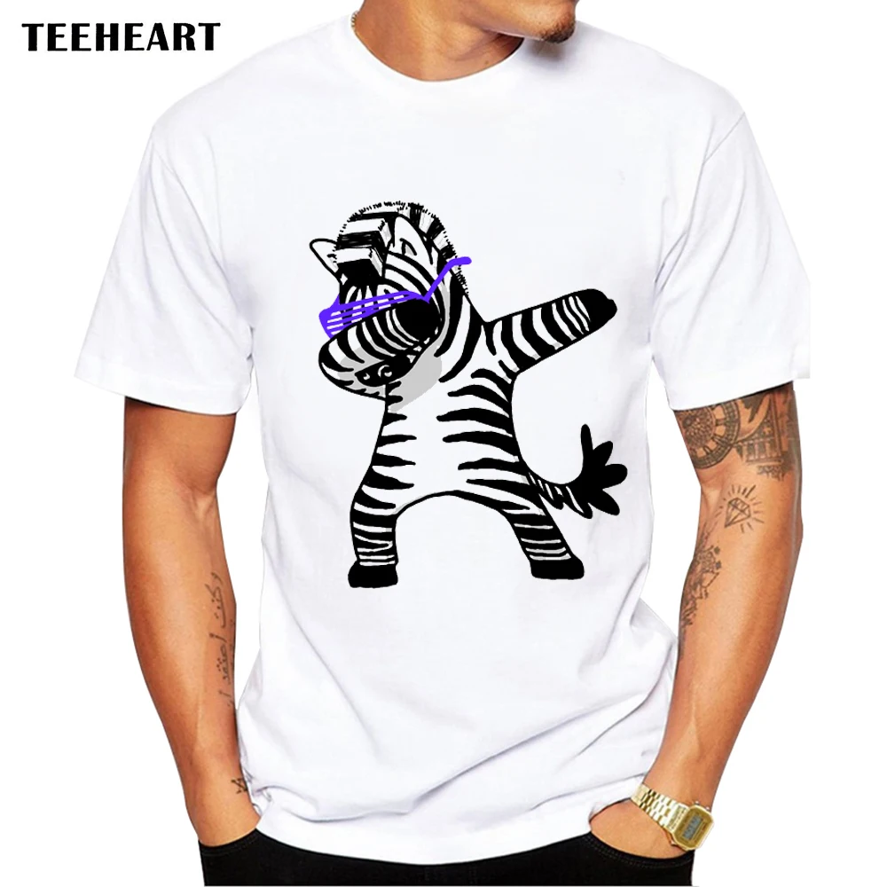 2017 летняя модная мужская футболка с единорогом Забавные футболки хип-хоп