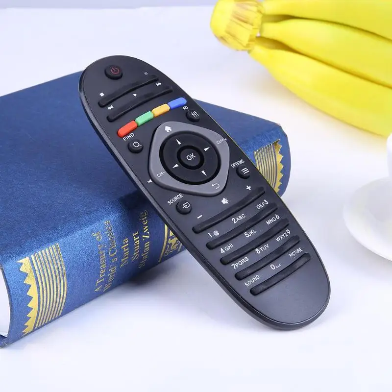 1pc universal television remote control replacement tv dvd remote control unit black for philips tvdvdaux free global shipping