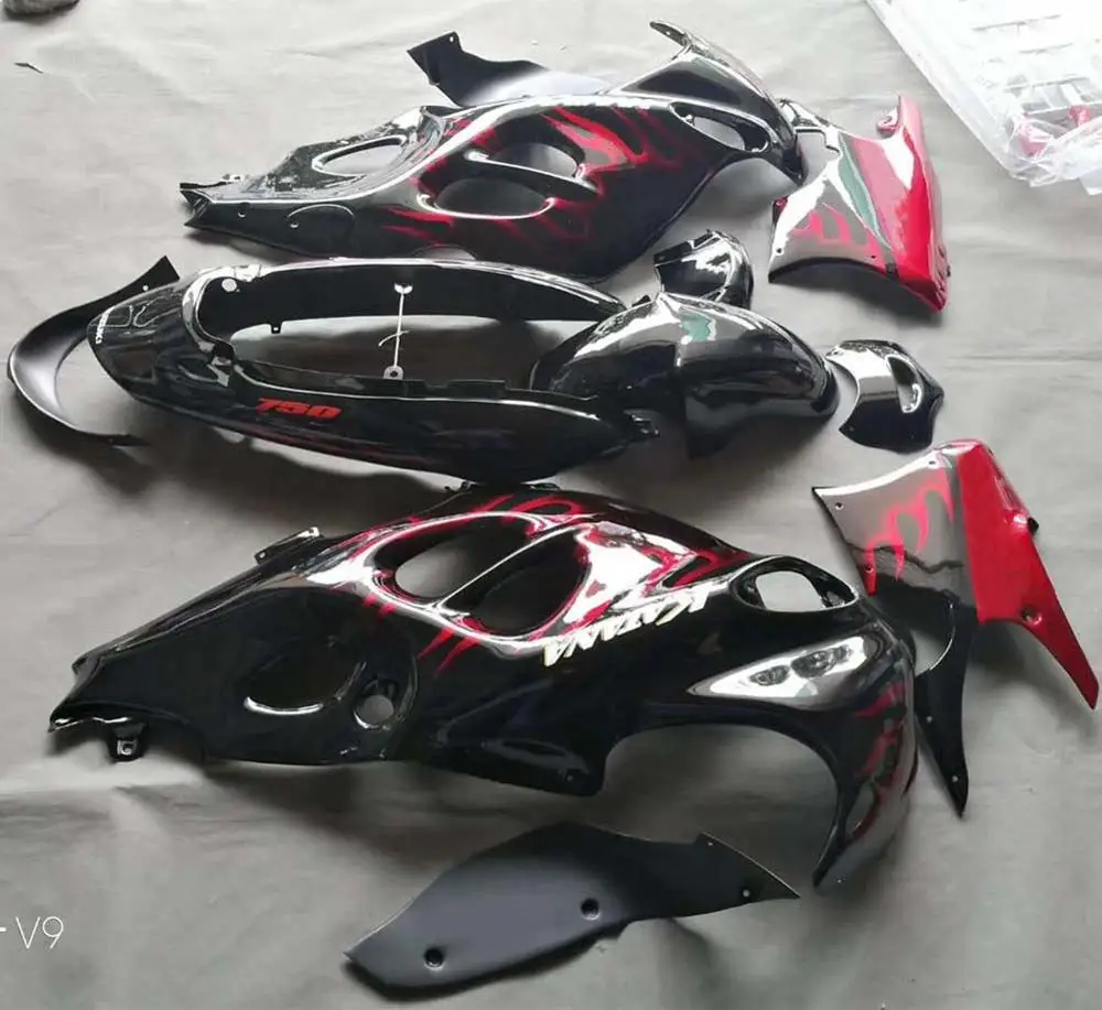GSX750F 98 06 корпус обтекателя мотоцикла Рабочая рамка Крышка бака боковая панель