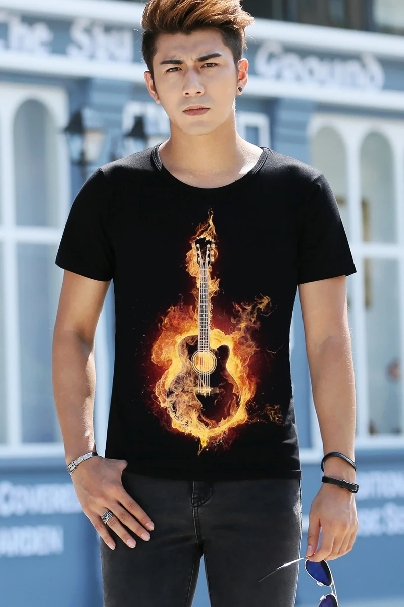 Для мужчин футболка хлопок плюс Размеры Homme летние шорты рукавом Мужчин's