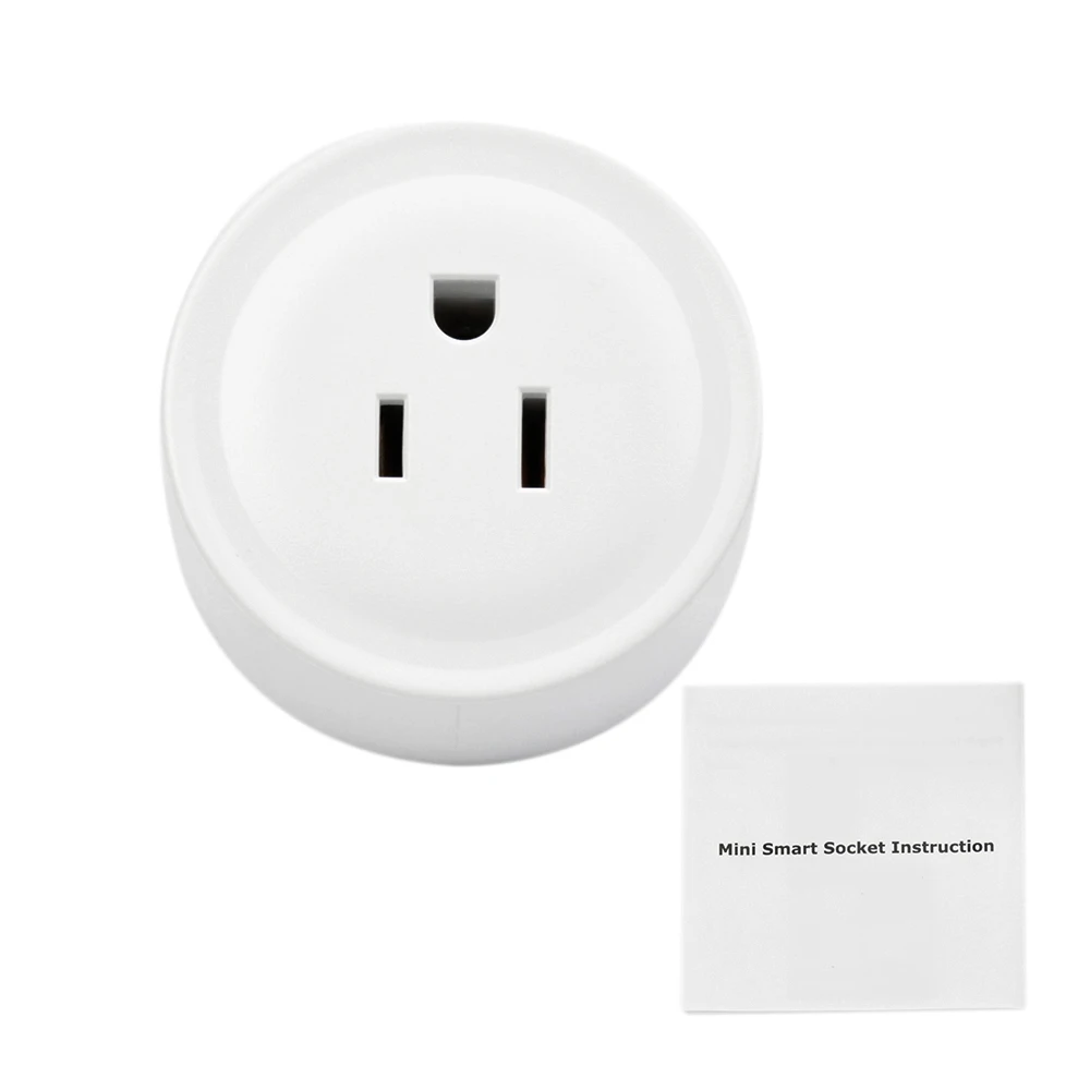 SUNYIMA Mini Wifi Power Socket US Standard Via App Phone Wireless Remote Control Socketer Alexa Intelligent Smart Timer Plug Hom |