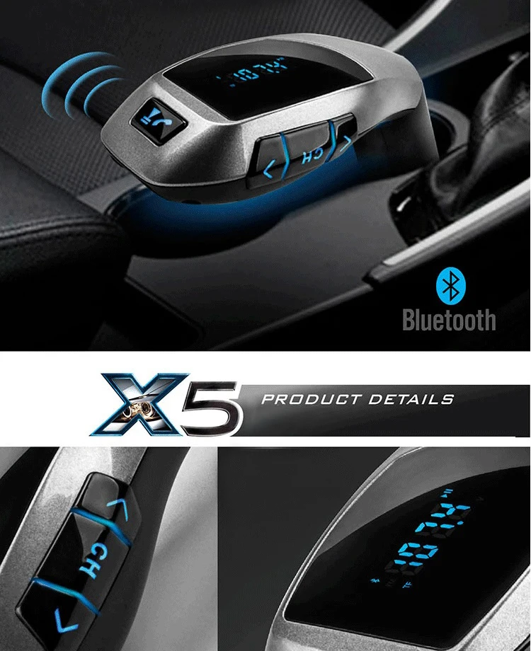 Автомобильный MP3-плеер BGreen с поддержкой Bluetooth SD-карты U-диска FM-радио телефонных
