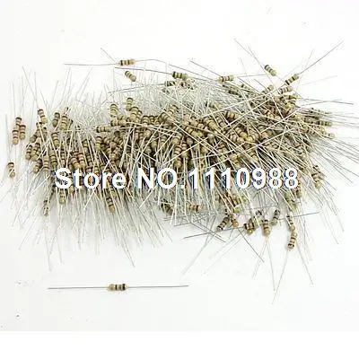 

500 pcs 250V 180 Ohms OHM 1/4W 5% 4-Band Carbon Film Resistors