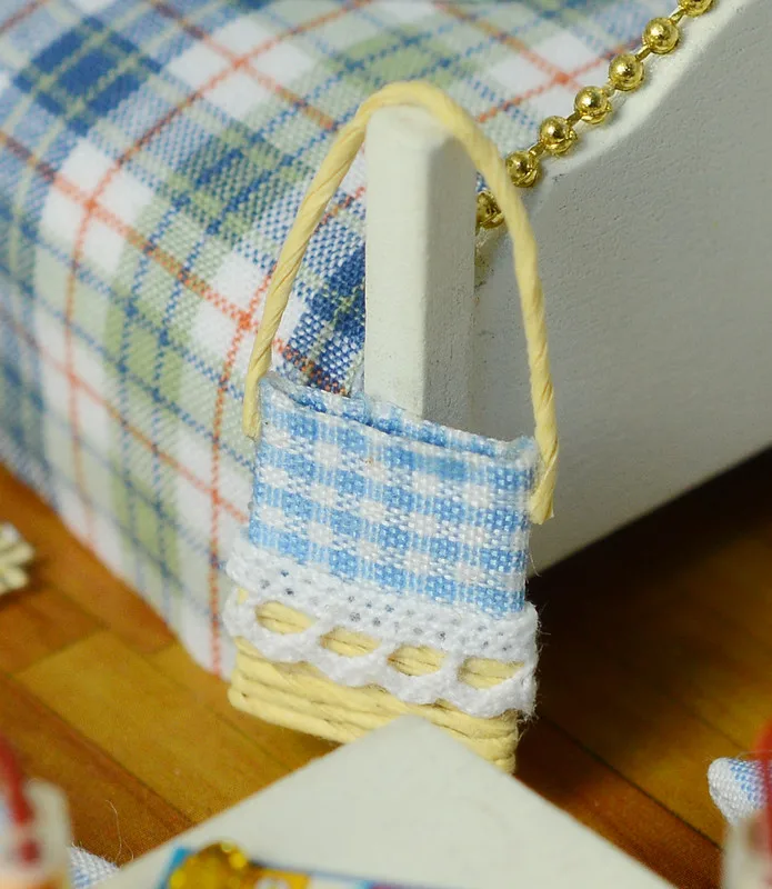 Серия Happy Diy синий деревянный кукольный дом комната коробка ручной работы 3d миниатюрный кукольный домик деревянные обучающие игрушки для девочек детские подарки на день рождения