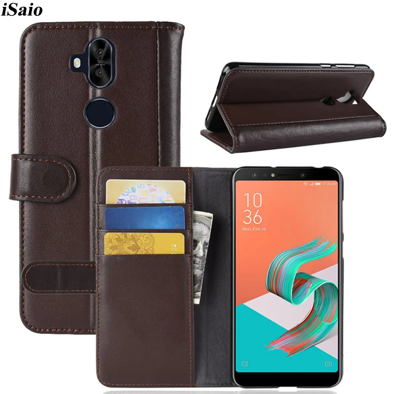 Чехол из натуральной кожи для Asus ZenFone 5 lite ZC600KL ZE620KL 5Z ZS620KL V Live V500KL чехол кошелек