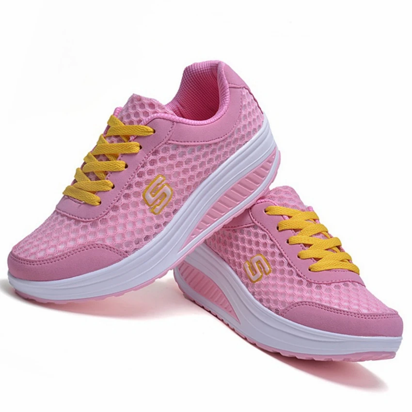 Женская обувь для бега Кроссовки на платформе zapatos mujer Брендовые низкие кроссовки