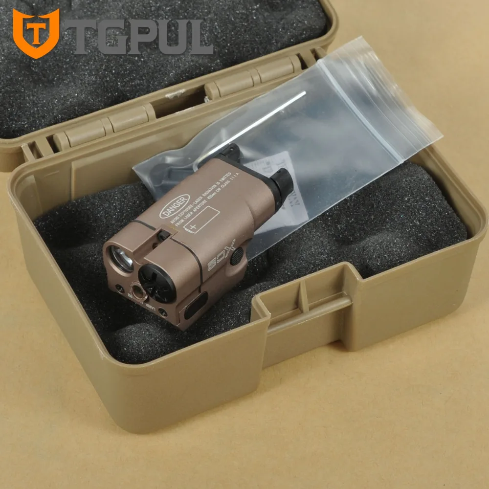 Ультра компактный пистолет TGPUL XC2 фонарик с постоянной/мгновенной/красной точкой