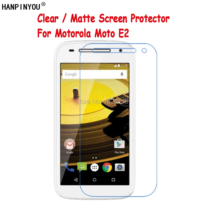 Новая HD Прозрачная/Антибликовая матовая защитная пленка для Motorola Moto E 2 2nd Gen + 1 E2
