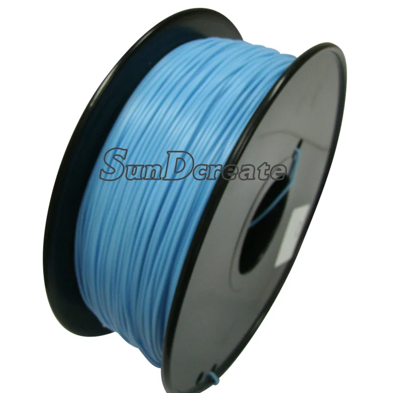 SunDcreate ABS/PLA материал 1,75 мм 3d печать нити 1 кг пластиковые резиновые расходные материалы материал для 3d печати er нити - Цвет: PLA Light Blue