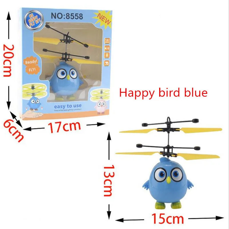 Fly Minion мигающий Вертолет ручной контроль RC игрушка индукционный вертолет мини