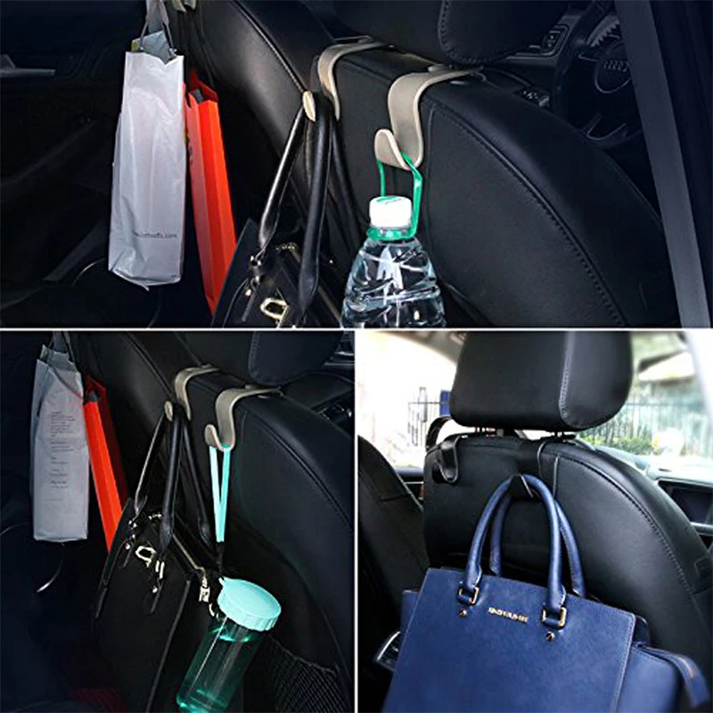 Car Seat Hook L-shaped Plastic Creative Multi-function Storage Bag Small Hooks Tote Accessories | Автомобили и мотоциклы