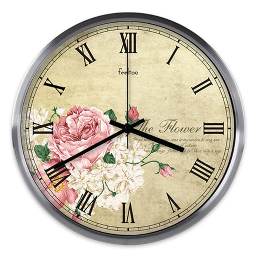 

Digital European Wall Clock Vintage Living Room Electronic Office Clock Glass Large Zegar Big Wall Watches Home Decor 50ZB0167