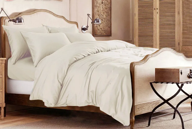 Beige gray Египетский хлопок 1200 TC queen Super King size Белый Серый Цвет плоский лист пододеяльник 4 шт. набор на заказ - Цвет: Beige gray