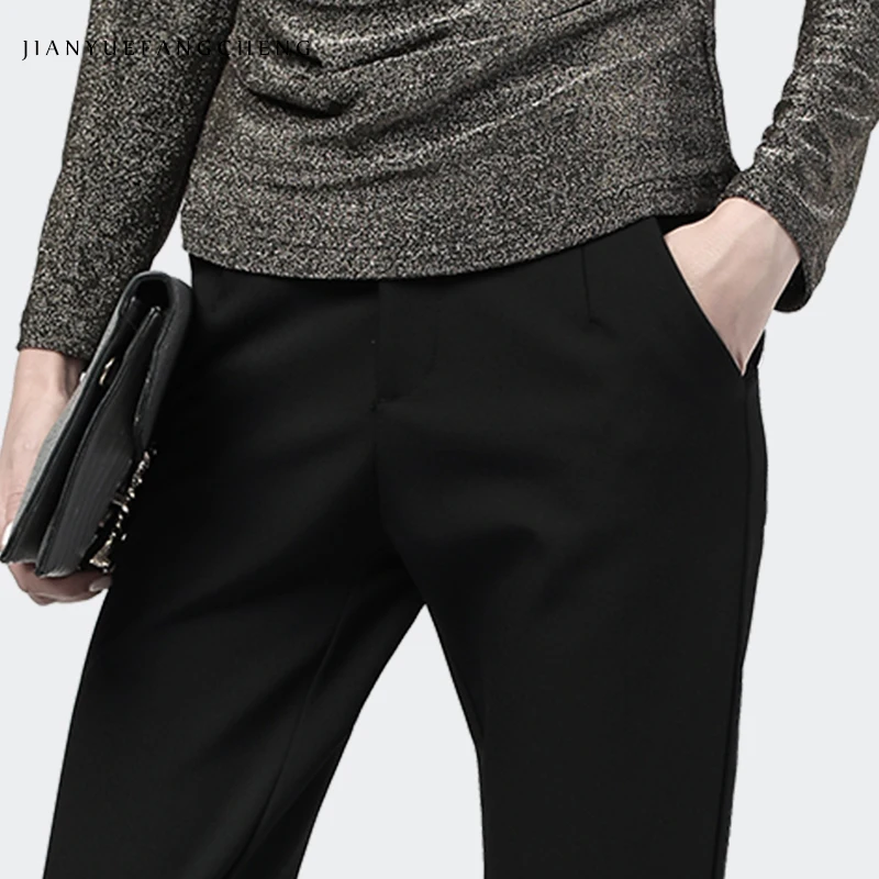2020 Autumn and Winter New Drawstring Elastic Waist Stitching Beamed Casual Pants Sports Pants Trousers