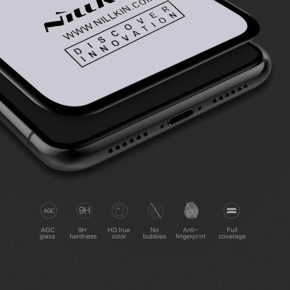 Для iPhone XR стекло Nillkin 3D CP + Max полное покрытие для iPhoneXR закаленное Защита экрана 9H
