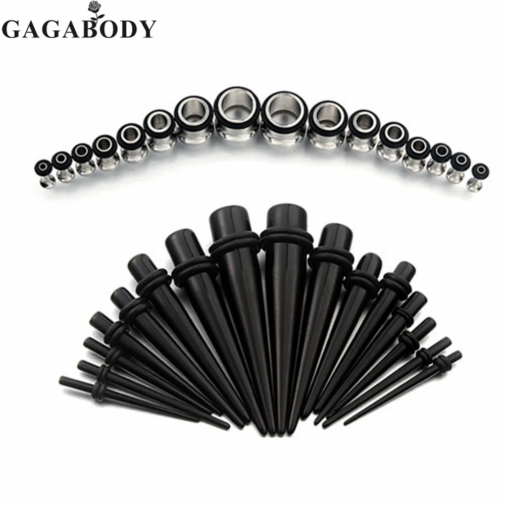 2 пары каждого размера черный/белый/желтый/оранжевый/зеленый/синий конический