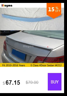 В стиле углеродного волокна спойлер заднего крыла для Mercedes-Benz E класса 4 двери E200 E260 E320 W212 2010- год задний автомобильный спойлер
