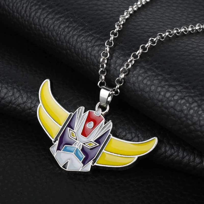 Аниме ювелирные изделия ожерелье НЛО робот грендар Мультяшные кулоны ожерелья
